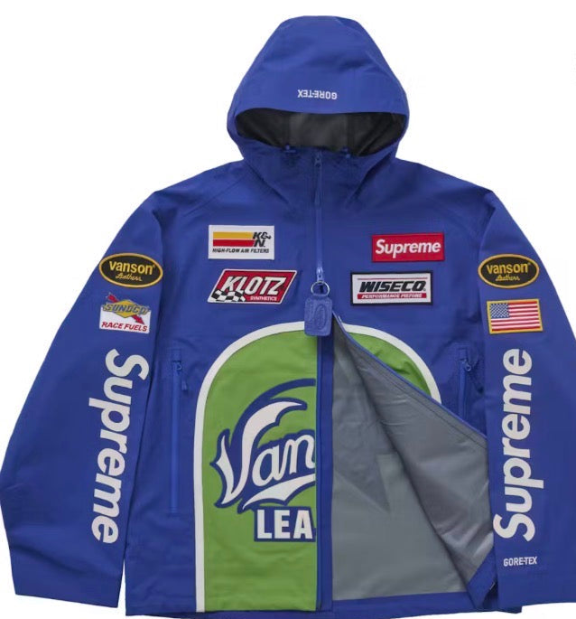 Veste supreme color bleu