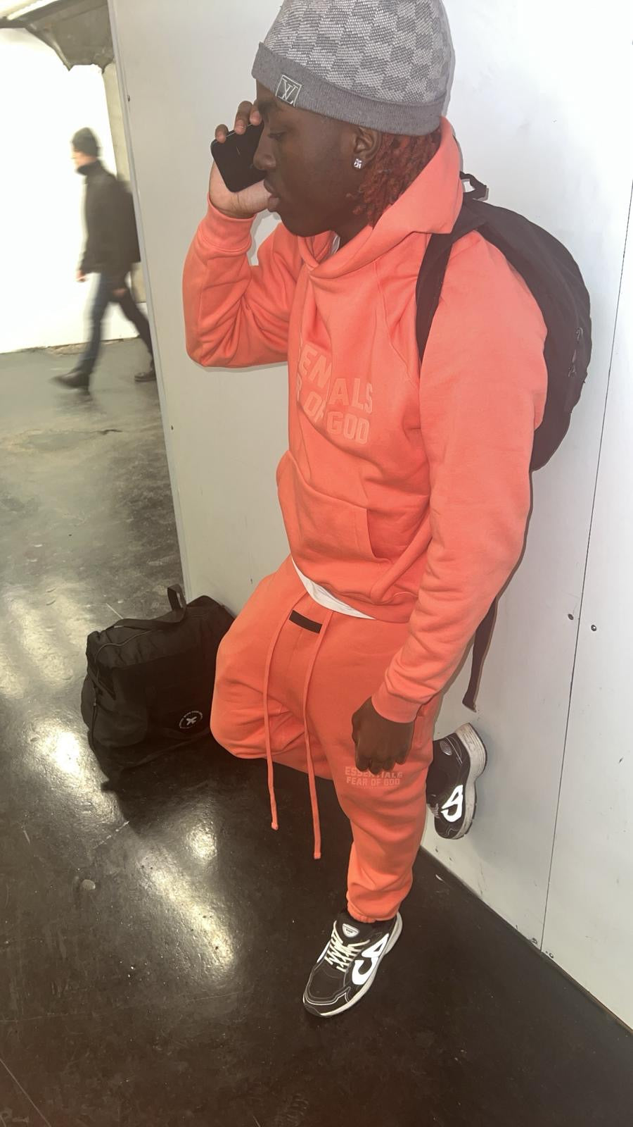 Fear of god Essentials FW22 Set ‘ Coral ‘
