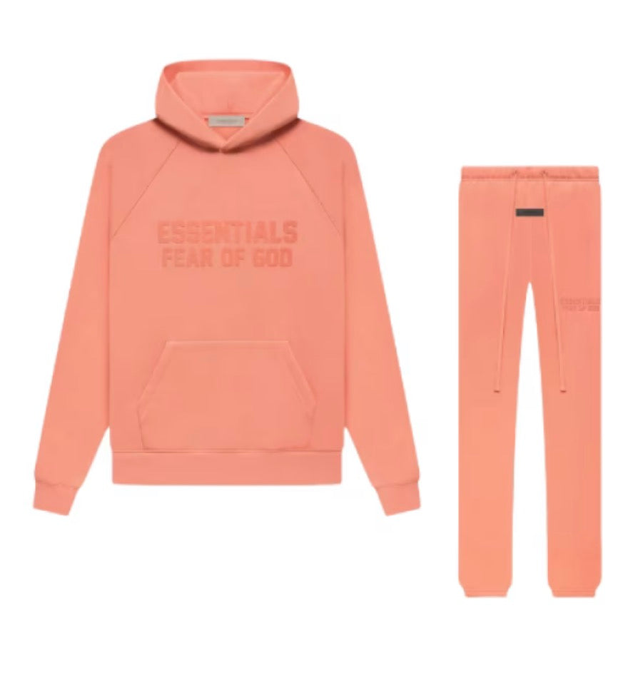 Fear of god Essentials FW22 Set ‘ Coral ‘