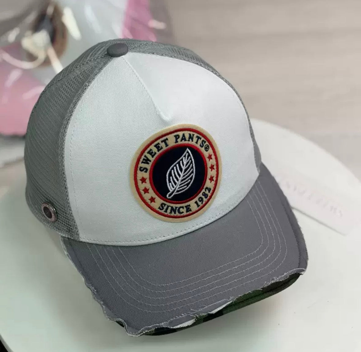 Casquette Bi-Colore Homerun gris Camo