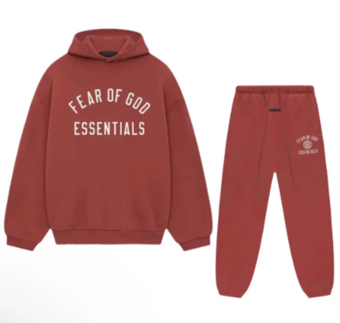 Fear Of God Essentials FW24 Crimson Full Set