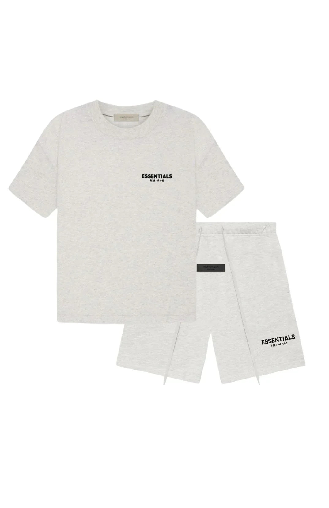 Fear of God Essentials light oamteal Summer set