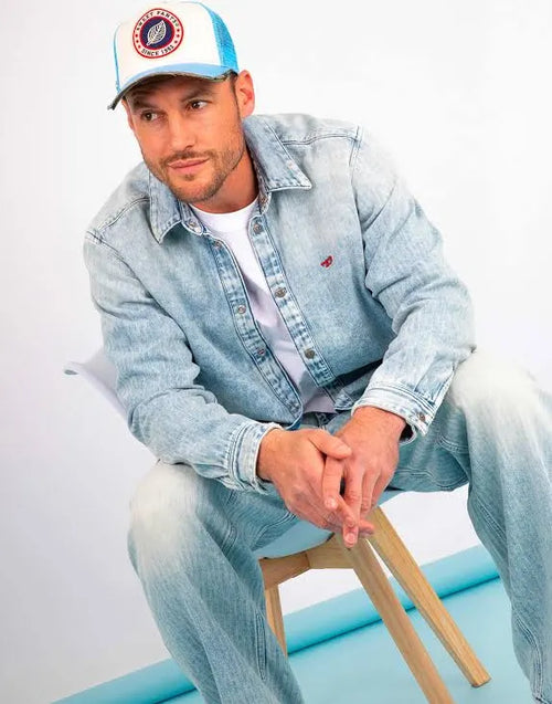 Casquette Bi-Colore Homerun Bleu Camo