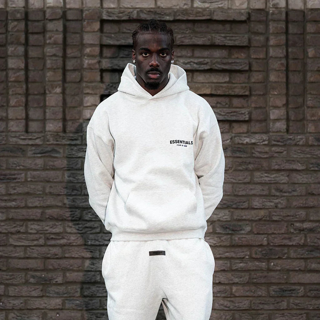 Fear of God Essentials Hoodie SS22 'Light Oatmeal'